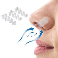 Anti Snoring Nose Vents - Set of 4 - Snore reliver for Men and Women - Ease Breathing and snoring - Includes A Travel Case by Wisewife™