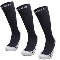 2U2O Compression Socks（3 Pairs）for Men or Women (20-30mmHg)-Best Stocking fit for Athletic, Running, Hiking, Diabetic, shin splints, Travel and Pregnancy -Promote Stamina Circulation & Recovery