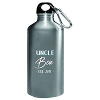 Uncle Ben Est. 2017 New Baby Gift Announcement - Water Bottle