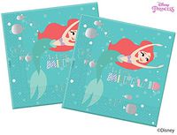 Procos Ariel Under The Sea Paper Party Lunch Napkins (20 Pack)