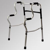 CW&T WW Elderly Walker Aluminum Alloy Safe and Lightweight Collapsible Toddler Medical Four-Foot Crutches