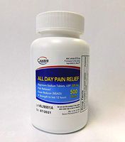 Naproxen Sodium Tablets (500 Count) Pain Relief: Minor Aches, Toothache, Headache, Menstrual Cramps, Fevers & More (NSAID), Strength to Last 12 Hours