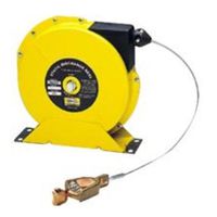 Hubbell Wiring Systems HBL50SD Static Discharge Reel with 3/32" Steel Single Lead, 50' Cable Length, 8-5/8" Width x 8-11/16" Height