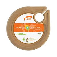World Centric Plate,7In,W/Wine Gls Hld 12 Count (Pack Of 12)