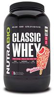 NutraBio Classic Whey Protein - 2 pounds (Strawberry Shortcake)