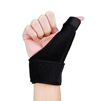 Thumb Finger Splint Adjustable Aluminium Thumb Stabilizer Brace Finger Support Hand Sleeve