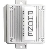 WHEELOCK UTA-WH-VPS UTAWHVPS, ORDER CODE 6348, UNIVERSAL TELEPHONE ALERT WITH STROBE, REQUIRES 115 VAC POWER FOR STROBE AND PIEZO OPERATION, AND TELEPHONE RING TRIGGER VOLTAGE FOR ACTIVATION VIA 24 VD