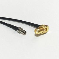 SMA female RA angle to TS9 male plug RF Pigtail Jumper RG174 cable 20cm 8" NEW Good Quality Fast USA Shipping