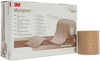 3M Micropore Paper Tape - 2" x 10 yds Tan - - Box of 6