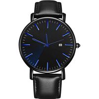 Fashion Men Watch,Fxbar Classic Business Casual Design Watch Stainless Steel Analog Wrist Watch Quartz Dress Watch(A)