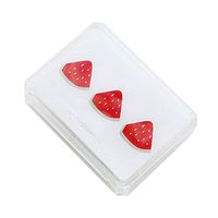 Fashion Contact Lens Case with Mirror Portable Contact Lens Container Watermelon