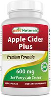 Best Naturals Apple Cider Vinegar Plus 500 Mg Capsules, 120 Count