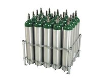 Stack & Rack Oxygen Tank Storage Rack - Holds 20 E Size Cylinders