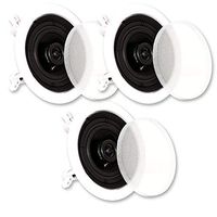 Theater Solutions CS4C in Ceiling Speakers Surround Sound Home Theater 3 Speaker Set CS4C-3S