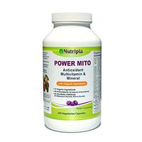 PowerMito Antioxidant Multivitamin & Mineral with Digestive Enzymes (31 Organic Ingredients, 45 Antioxidants, No Silicon Dioxide, No Magnesium Stearate) 240 V Capsules