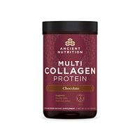 Ancient Nutrition Multi Collagen Protein Powder, Chocolate, Formulated by Dr. Josh Axe, 5 Types of Food Sourced Collagen, Supports Joints, Hair, Skin and Nails, Made Without Dairy or Gluten, 11.1oz