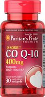 Puritan's Pride Q-Sorb Co Q-10 400 mg-30 Rapid Release Softgels