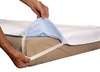 Essential Medical Supply Quik-Sorb Quilted Birdseye Hospital Bed Size Reusable Underpad