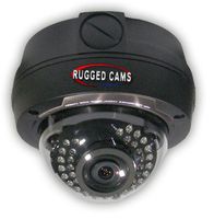 Rugged Cams Sentry-IR TVI - Weatherproof/Waterproof Outdoor Infrared Security Dome Camera - HD 1080p TVI