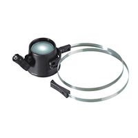 Greenery Novelty Hands Free Headband Lightweight Head-wearing Magnifier 15X Bigeye for Watches Jewellery Collection Examining Repairing Mending Black