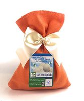Three Eco-Friendly 100% Wool Dryer Balls - Handmade in America, Natural and Unscented