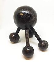 Spider-Shape 4 Legs Full Body Wooden Massager Handheld Stick for Muscle Cellulite Trigger Point Palm Wood Thailand