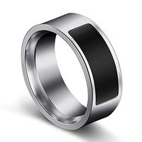 gonikm Stainless Steel Smart Ring Wearing Jewelry NFC Label Mobile Phone Accessory Rings