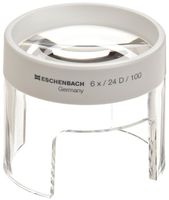 Eschenbach 2626 Aspheric Stand Magnifier, 6x Magnification, 23 Diopter, 300mm Focal Length, 50mm Lens Diameter