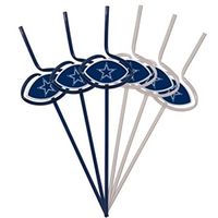 Dallas Cowboys 6-Pack Team Straws