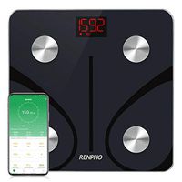 RENPHO Bluetooth Body Fat Scale, Digital Weight Scale Bathroom Smart Body Composition Analyzer Wireless BMI Scale Health Monitor with Smartphone APP, 396 lbs