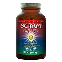 HealthForce SuperFoods Scram - 150 Vegan Capsules - All Natural - Non GMO, Gluten Free - 15 Servings