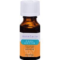 Aura Cacia Essential Solutions Cool Hottie Massage Essential Oil, 0.5 Ounce - 3 per case.