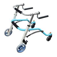 Standard Walkers Walker Child Walker Height Telescopic Folding Rehabilitation Walker Assist Walking Aid Trolley Lower Limb Rehabilitation Trainer (Color : A, Size : 8152.5cm)