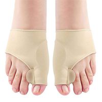 Kedelak Toe valgus corrector, Toe Separator Hallux Valgus Corrector Orthotics Feet Bone Thumb Adjuster Correction Pedicure Sock Straightener Treat Pain in Big Toe Joint, Toe Separators （2 Pack） (L)