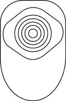 ActiveLife Pouch with Skin Barrier - Size 3/4" - 2" , Opaque - 30 Each / Box