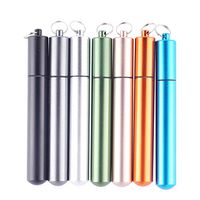 Colorful 304 Recycle Portable Stainless Steel Metal Drinking Straws Set,Cleaning Brushes,Straight Straw,Big Straw (Gold)