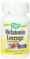 Nature's Way Melatonin Lozenge, 2.5 mg, 100-Count