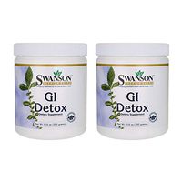 Swanson GI Detox Powder Colon Gastrointestinal Tract Fiber Digestive Weight Management Support Enzyme Herb Prebiotic Probiotic Formula Dietary Supplement 10.6 oz (300 g) Powder Pwdr (2 Pack)
