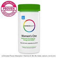 Rainbow Light Women’s One Multivitamin, Supports Immune Health, Clinically Proven Absorption of 7 Key Nutrients, Once-Daily High Potency Multivitamin, Non-GMO Vegetarian & Gluten Free, 150 Tablet