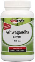 Vitacost Ashwagandha Extract - Standardized - 470 mg - 120 Capsules