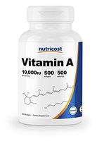 Nutricost Vitamin A 10,000 IU, 500 Softgel Capsules