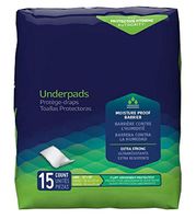 APQ Breathable Fluid Control Underpads 23" x 36". Pack of 150 Durable Fluff Filler Disposable Underpads Green Waterproof Backing Light Absorbency Great for Protecting Surfaces Latex-Free