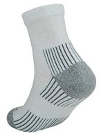 EcoSox Viscose Diabetic Bamboo Quarter [ 3 pack ] w/Arch Support Socks (12-15 (3 pack), White/Grey)