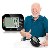 AlonSwallow Voice Automatic Household Electronic Pressure Gauge Household Wrist Automatic Electronic Pressure Gauge Rechargeable Digital Automatic Wrist Joint Meter Measuring Device