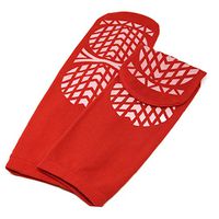 Secure Step Bariatric, 2-Sided Comfort Safety Sock - Red - 3XL (6 Pair) - Men's Size: 13 / Women's Size: 13