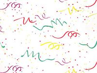 Special Occasion Cello Rolls - 30"x100' Party Confetti Cello Roll 1.0 mil (3 Rolls) - WRAPS-CR30PC