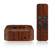 iCarbons Dark Wood Skin for Apple TV 4th Gen. / Remote Skin Included 4th Generation