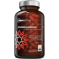 Ashwagandha Organic Capsules Clinical Strength 1300 mg with KSM-66 Ashwagandha Extract - 120 Vegan Capsules - Anxiety Relief, Stress Relief Supplement