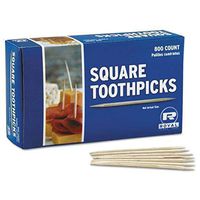 Royal Paper Square 3" Toothpicks 800/Box