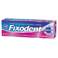 Fixodent Denture Adhesive Cream, Original, Strong and Long Hold - 0.75 Oz by Fixodent